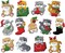 Design Works Felt Ornament Applique Kit Set Of 13-Holiday Cats